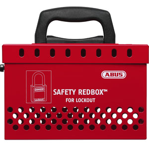 ABUS B835 Safety Redbox with Optional Wall Bracket for Lockout / Tagout