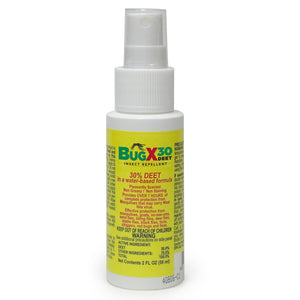 Bug X 30 Insect Repellent with DEET, 2oz Bottle