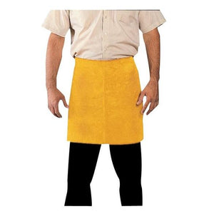 Brown Side Split Cowhide Leather Waist Apron, 24" x 18", Sewn with Dupont Kevlar