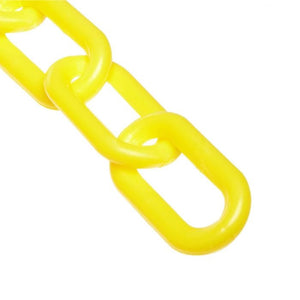 2" Heavy Duty Plastic Chain, Yellow, 100 Feet