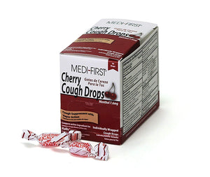 Medi-First Cherry Cough Drops, 50 Drops
