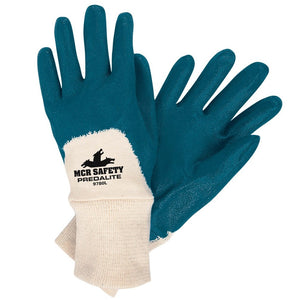 Predalite Nitrile Coated Work Gloves 9780, Knit Wist and Soft Interlock Lining (12 Pair)