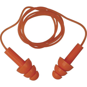 CONICFIT100 3-Flange Reuasble Corded Earplugs NRR (Noise Reduction Rating) 26 Decibels