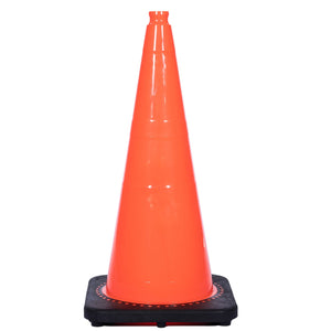 28 Inch Traffic Cone, No Collar, Orange