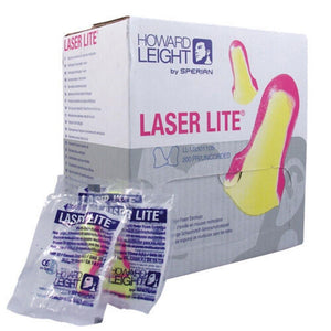 Howard Leight Laser Lite LL-1 Uncorded Foam Earplugs NRR (Noise Reduction Rating) 32 Decibels / 200 Pair/Box