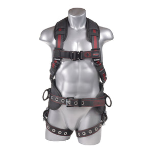 Kapture Harnesses - Epic, 5-Point Full Body Harness, Padded, 3 D-Rings, QC Chest, TB Legs